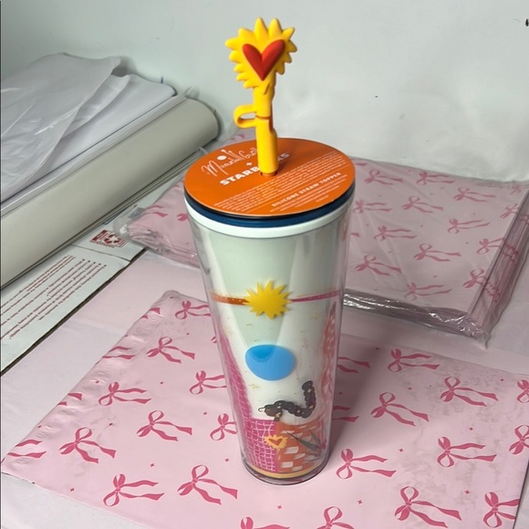 Starbucks Other - ✅NEW Starbucks Tumbler with Heart Straw